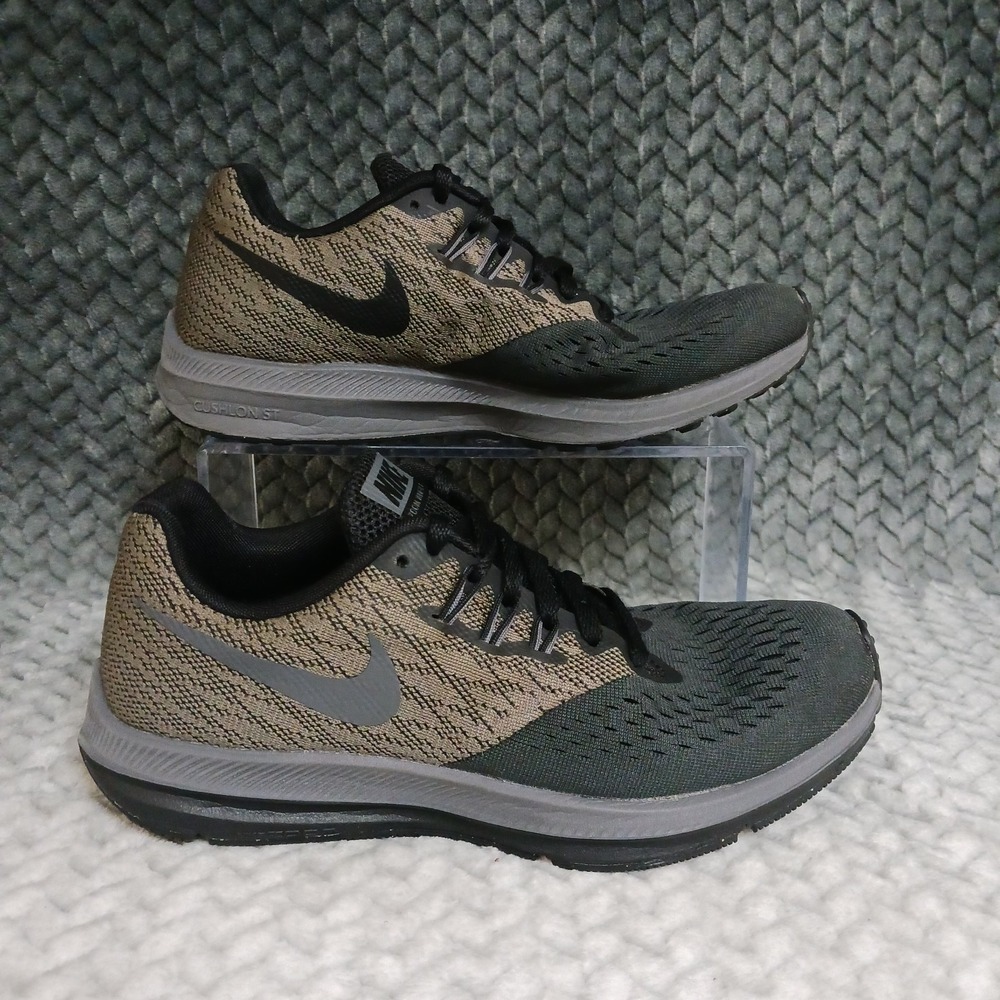 Nike Zoom Winflo 4 Anthracite Women's Running Sneakers Shoes 898485-004 Size 7.5